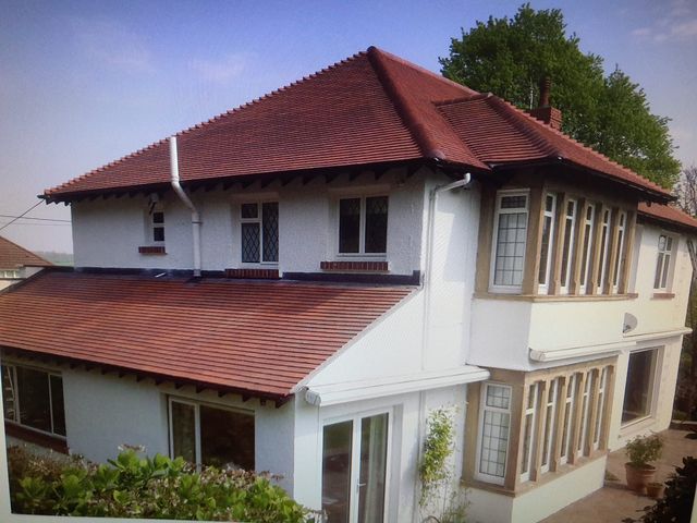 House re-roofed in red plain tiles — PGA Installations roofing project